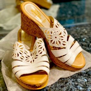 Made in Italy  cork and leather